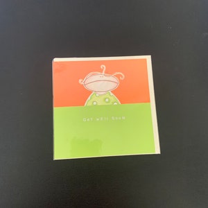 Cartão de felicitações de melhoras logo