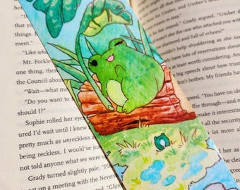Frog Bootie Bookmark