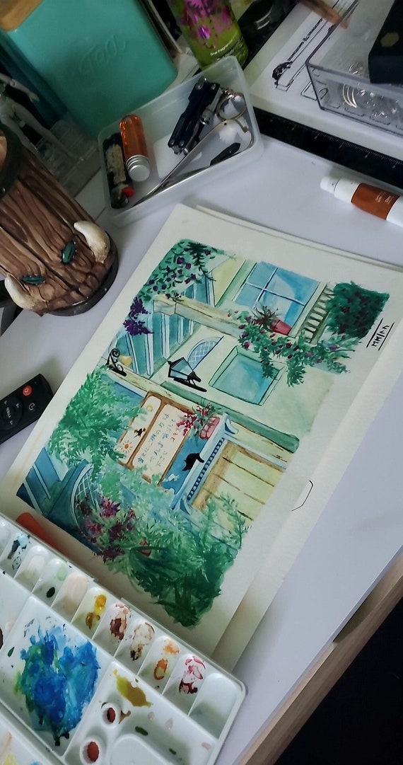 Kiki's Delivery service watercolor print