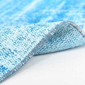 2x9 Sky Blue Turkish Runner Rug, 2x9 Turkish Runner, 2x9, Handmade Wool Rug, 2x9 Vintage Runner, Vintage Distressed, Modern Mid Century, 57s