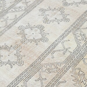 5X9 TURKISH VINTAGE RUG,Handmade Wool Rug,5x9 Area Rug,Soft Beige Rug,5x9 Muted Rug,Vintage Rug,Turkish Rug,5x9 Rug,Oushak Rug,Wool Area Rug