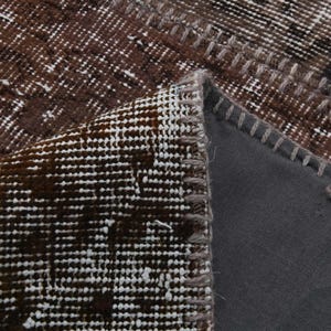 5x7 Distressed Turkish Vintage Rug, 5x7 Vintage Rug, 5x7 Rug, Handmade Wool Rug, 5x7 Area Rug, Shades Of Brown Tones, 5x7 Turkish Rug, 57s
