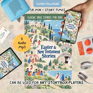 Easter & New Testament Stories MP3 Audiobook | Classic Bible Stories for Kids | Christian Children's Audio | Yoto Toniebox | Digital Gift
