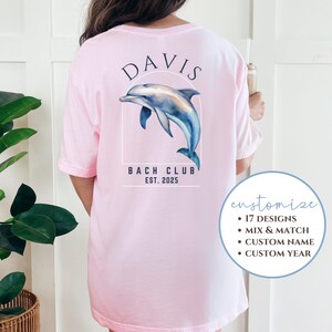 Custom Luxury Bach Costal Party Merch Matching Bridesmaid Crewneck Personal Crewneck Beach Bride Sweatshirt Beach Girls Club Bach Club Shirt