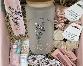 May Birthday Flower Gift Box for Women, Birth Month Idea for Mom, Make Your Own Birthday Set, Birth Flower Coffee Cup for Best Friend Gifts