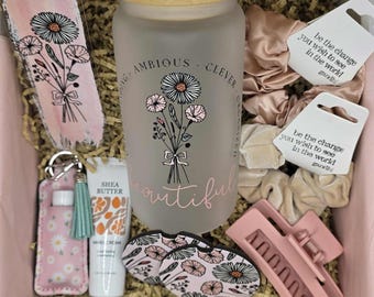 September Birthday Flower Gift Box for Women, Birth Month Idea for Mom, Make Your Own Birthday Set, Birth Flower Coffee Cup for Best Friend