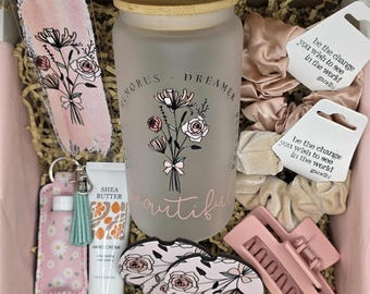 June Birthday Flower Gift Box for Women, Birth Month Idea for Mom, Make Your Own Birthday Set, Birth Flower Coffee Cup for Best Friend Gifts