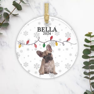 Aangepaste eerste kerstversieringen huisdier, aangepaste kerstversieringen, gepersonaliseerde kerstcadeau, gepersonaliseerde foto voor dierenliefhebbers, boomdecoratie