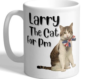 Larry The Cat For Pm - Prime Minister - Politics Mug