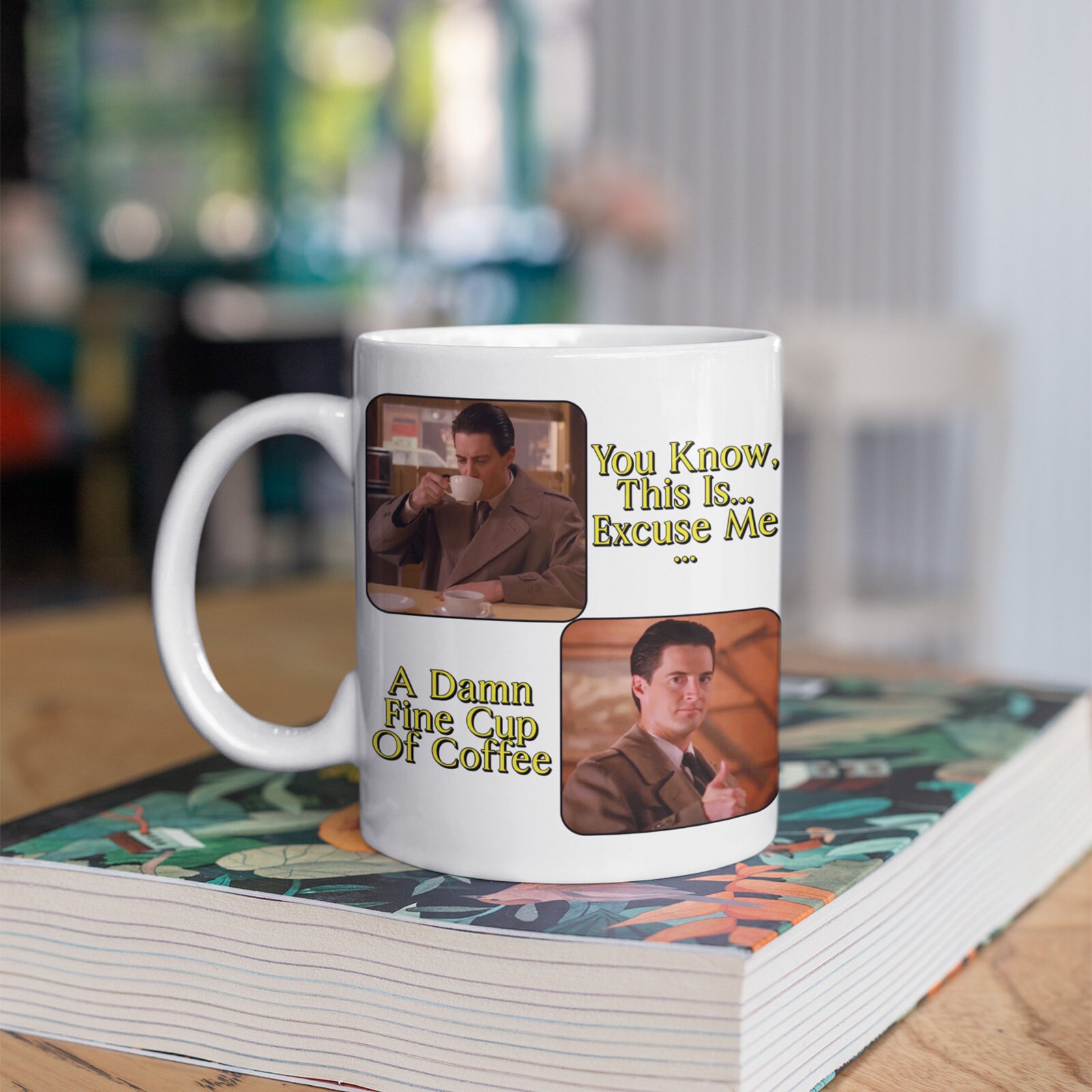 A Damn Fine Cup of Coffee - Agent Dale Cooper - Kyle Maclachlan - Mug - Etsy