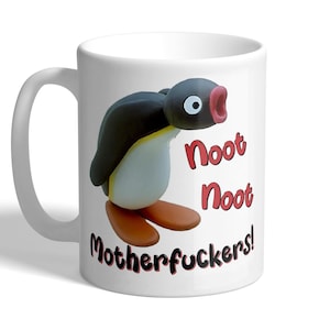 Noot Noot Motherf*ckers! - Funny Penguin TV Mug