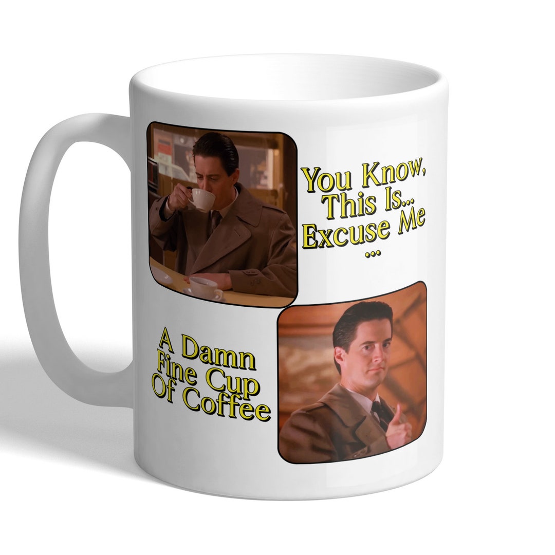 A Damn Fine Cup of Coffee - Agent Dale Cooper - Kyle Maclachlan - Mug - Etsy