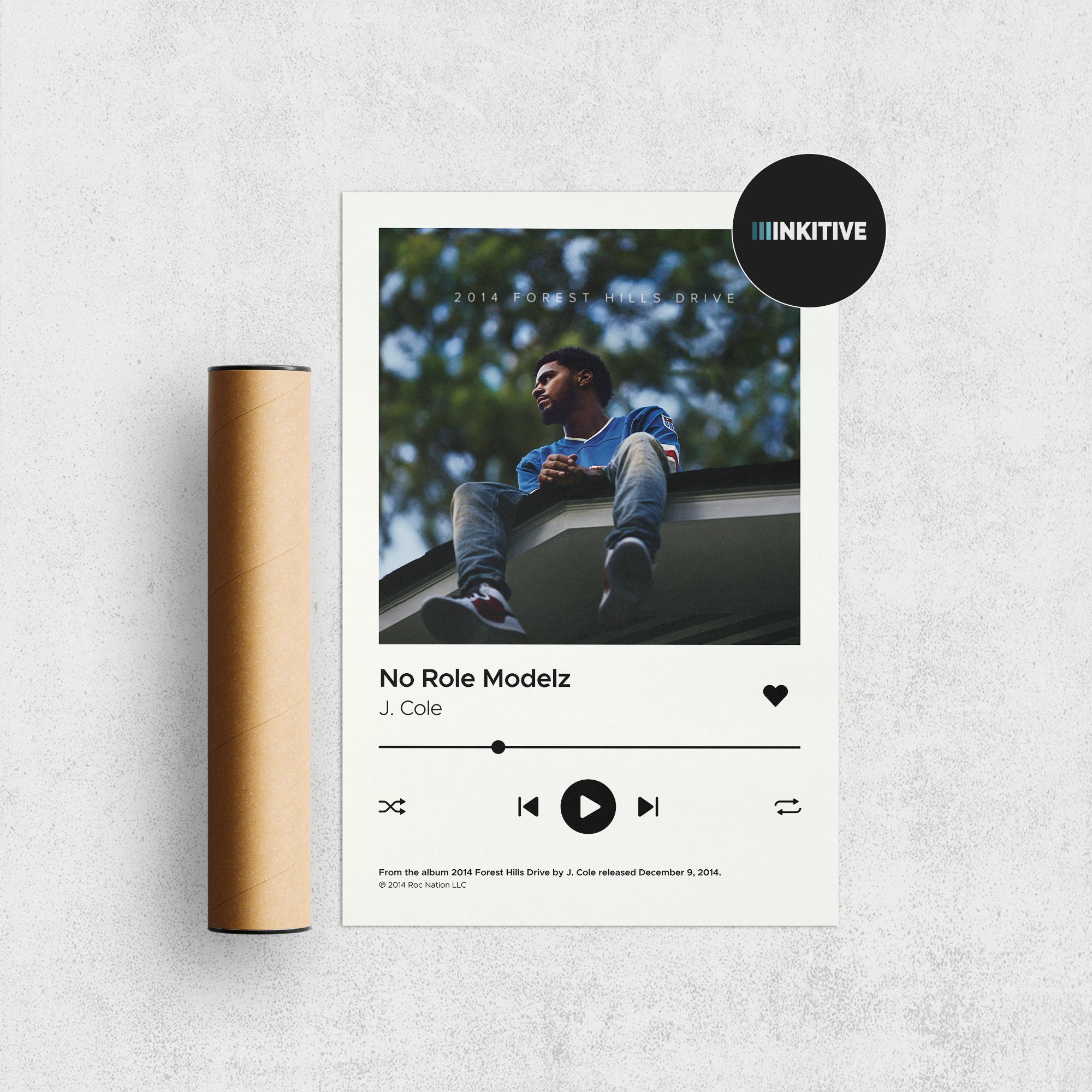 Discover J Cole No Role Modelz Album Cover Poster