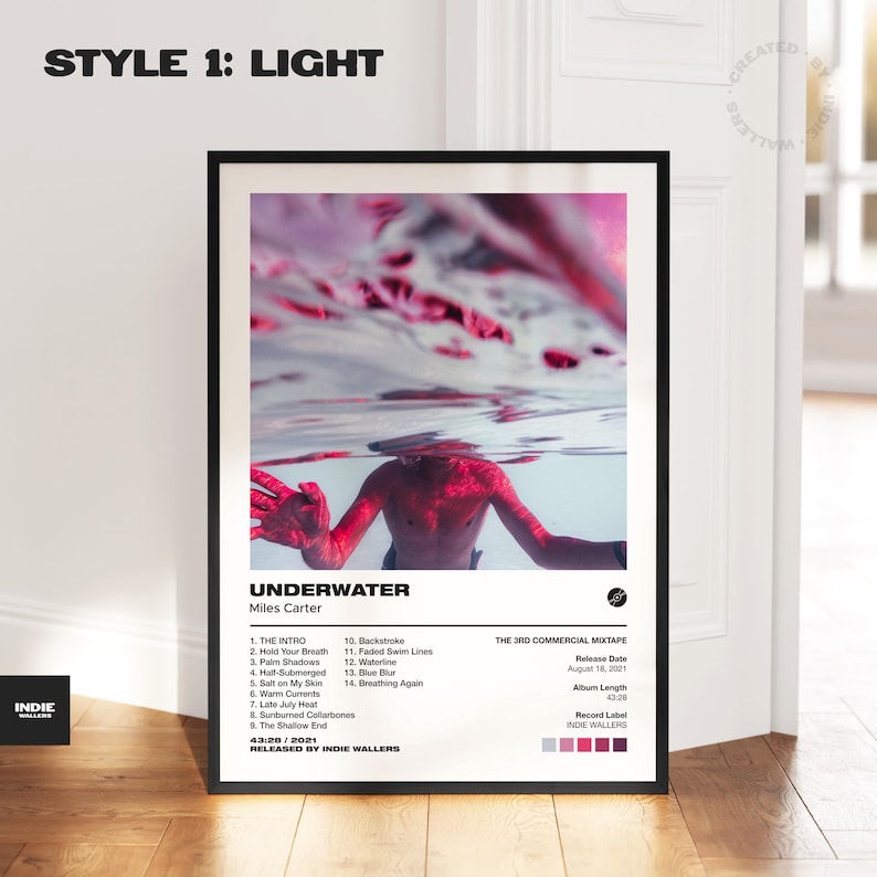 Custom Album Poster | Choose Your Own Album, Music Wall Art, Album Cover Print, Personal Album Gift, Home Decor, AP2 image 2