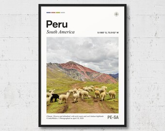 Peru Poster | Real Photo of Peru, Real Picture, Travel Poster, Location Wall Art, South America Print, Home Decor, SA3