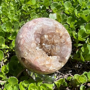 Amethyst Flower Agate Spheres