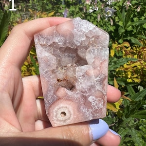 Amethyst Flower Agate Geode Freeforms