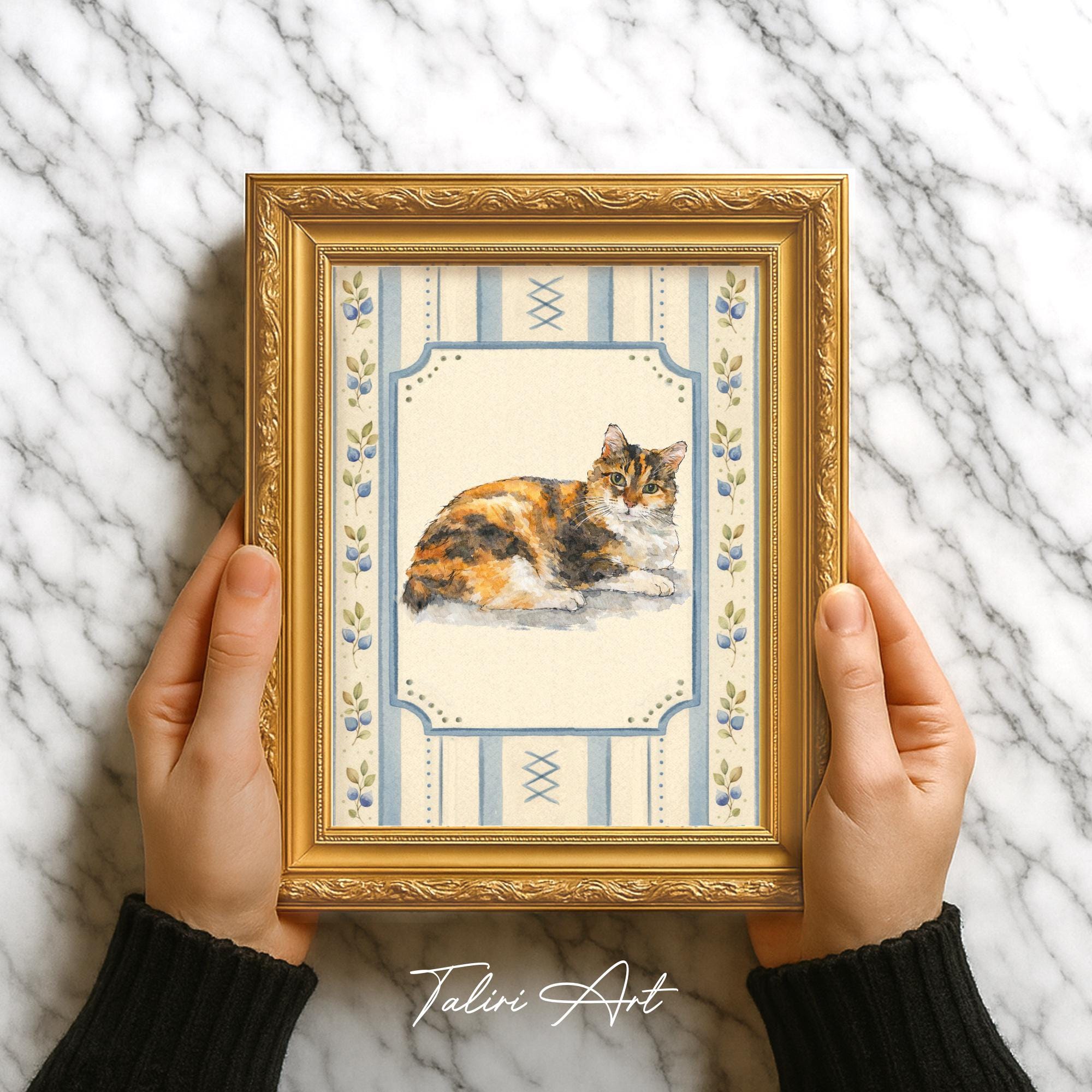 Comfort Gift for Someone Going Through Loss, Custom Pet Illustration, Soft Watercolor Portrait from Photo, Meaningful Emotional Artwork