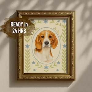 Ritratto personalizzato del tuo animale domestico da foto - Regalo commemorativo per cani, Acquerello per la perdita di un animale domestico, Ricordo del cane, Disegno personalizzato per animali domestici