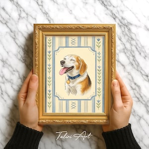 Custom Pet Portrait, Personalised Dog Illustration, Dog Cat Wall Art, Hand Drawn Pet, Pet Memorial Ideas, Digital, Christmas Gift, Pet Art