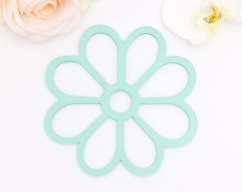 Idea de regalo: flor de pared, decoración del hogar, margarita personalizable.