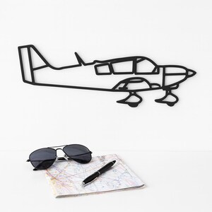 Décoration murale pilote avion pilot life quoi offrir pilote idée cadeau pilote contour avion dr400