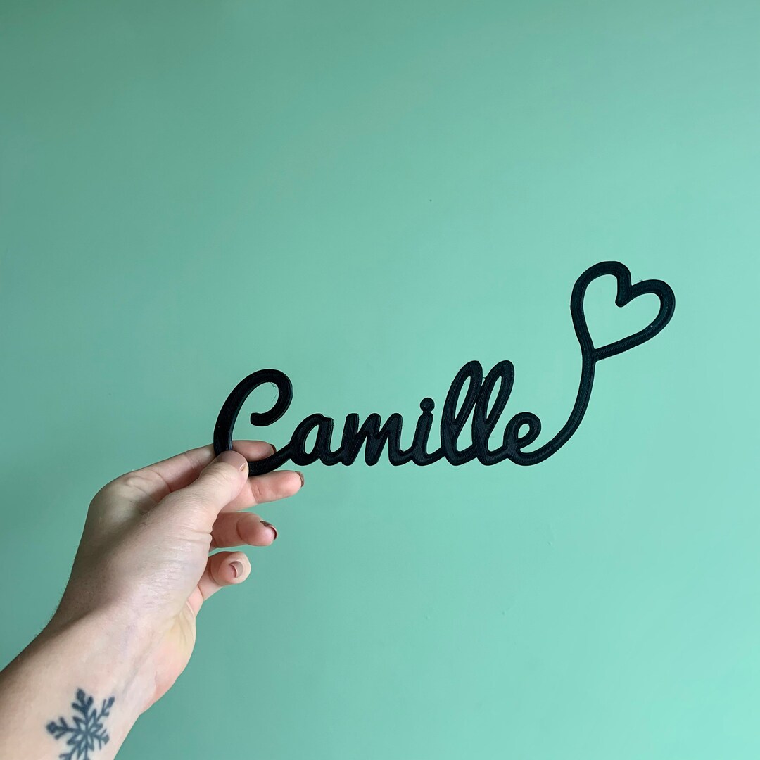 Personalized Wall Decoration in 3D Printing Customized Etsy