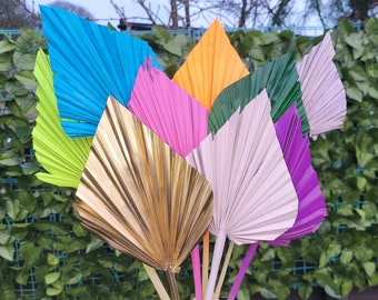 Imperfect Palm spears - Gold, Silver, Rose Gold, Neon colours, Pink, White, Blue, Black & others - cake toppers