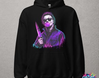 Retro Michael Myers Horror Slasher Inspired Unisex Heavy Blend Hoodie