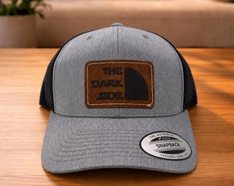 The Dark Side Laser Engraved Leatherette Patch Snapback Star Wars Inspired Mesh Hat