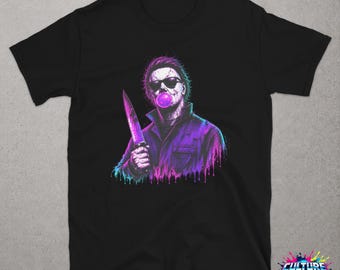 Retro Michael Myers Horror Slasher Inspired Softstyle Unisex T-Shirt