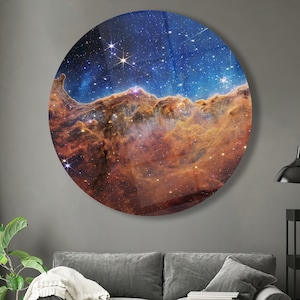 James Webb Space Telescope First Image, Glass Wall Art, Tempered Glass, Glass Art, Space Wall Decor, Carina Nebula Glass Art,