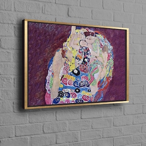 The Virgin, Virgin Art, Klimt Wall Art, Famous Canvas, Reproduction Canvas Art, Vintage Art Canvas,