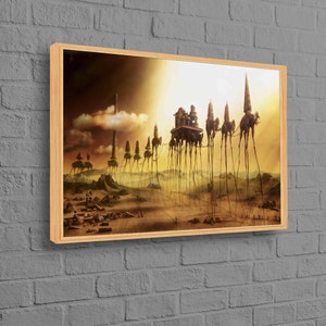 Póster de lienzo de Dalí, decoración de pared de elefantes de Salvador Dalí, arte de lienzo moderno, arte de pared de reproducción, regalo personalizado, lienzo enmarcado,
