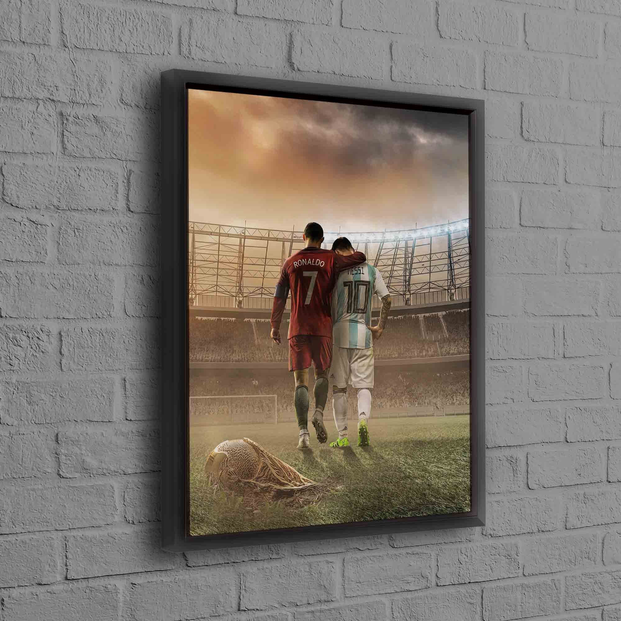 Messi x Ronaldo Schach Poster/ Nagelneu/ 29,97x39,88cm in  Nordrhein-Westfalen - Paderborn