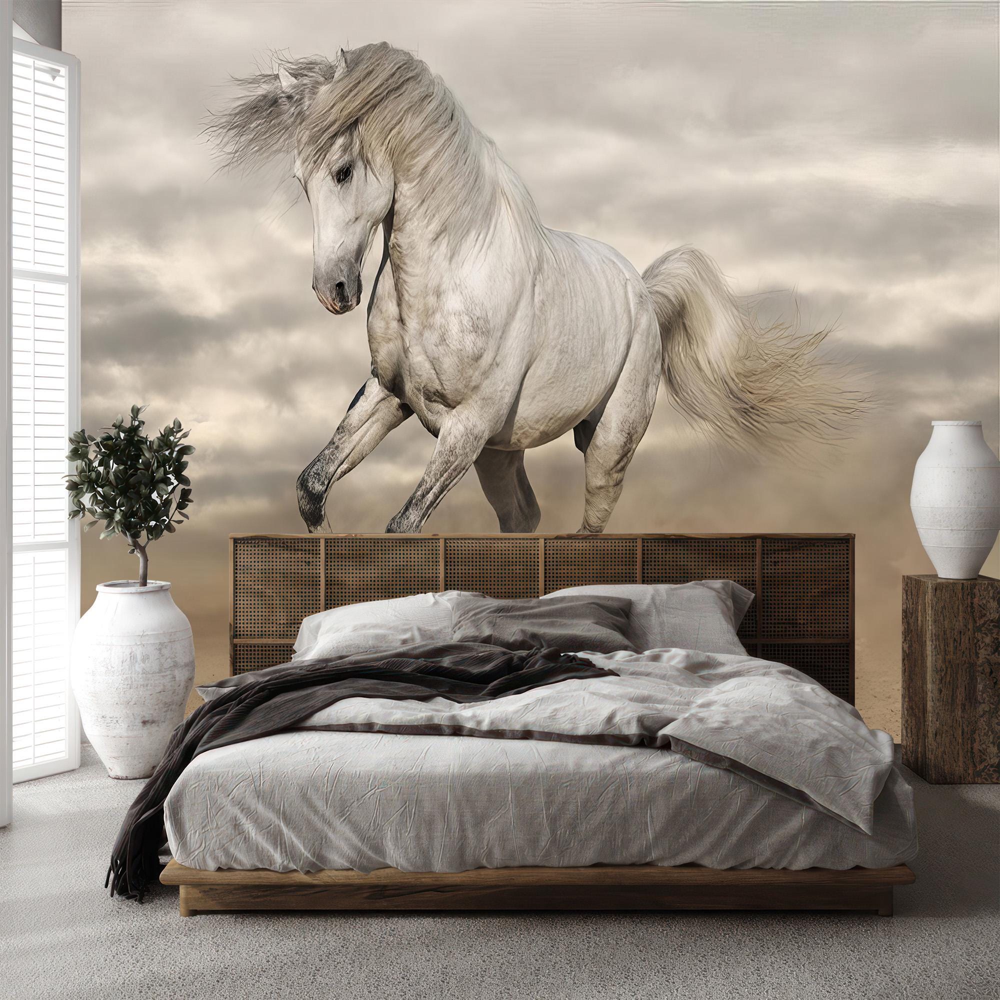 Horse Wallpaper, Running Horse Wallpaper, Modern Wallpaper ...