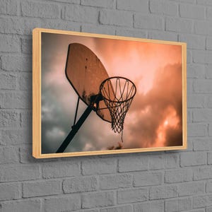 Basketball Wall Hangings, Boy Room Canvas Poster, Gift for Basketball Lover Canvas, Gym Wall Decor, Room Decor Canvas Art,