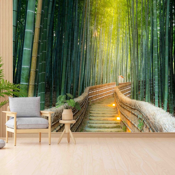 Wall Murals Bamboo Forest Etsy