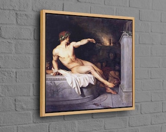 Alexandre Cabanel, Riproduzione di opere d'arte su tela, Famose opere d'arte su tela, Uomo nudo su tela, Tela vintage,