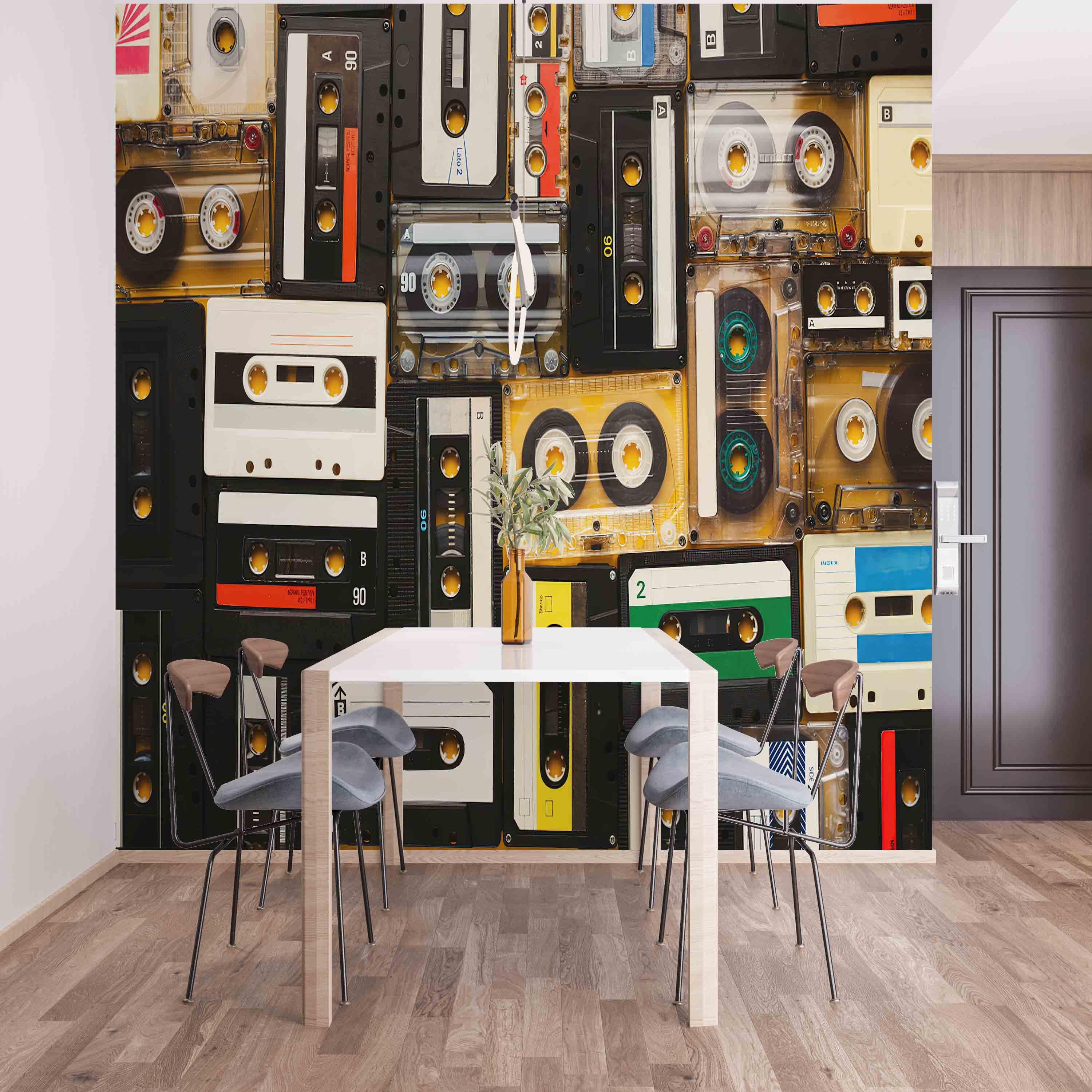 Old Cassette Wall Decor Retro Audio Cassette Wall Painting Etsy