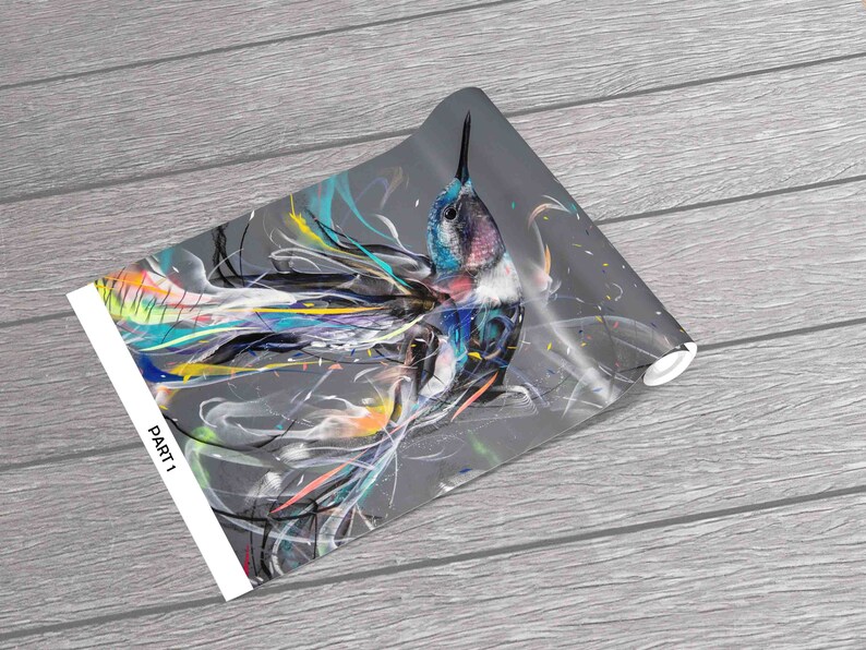 Buy Trendy Wall Decals, Animal Mural, Gift for Him, Modern Wall