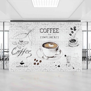 Küchen Papierkunst, Wanddekoration, Kaffee Liebhaber Wand Poster, Moderne Wand Malerei, Kaffee Wand Poster, Papierschneiden Kunst, Wandverkleidung,
