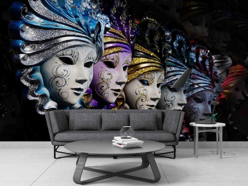 Buy Traditional Mask Wall Decor, Mask Wall Art, Venice Masks