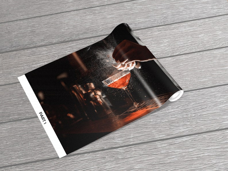 Buy Drink Wall Art, Peel and Stick Wallpaper, Drink Glass Wall Decals