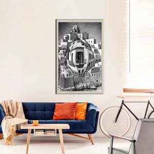 A Geometric Structure Glass Printing, Home Decor Art, Surrealizm Glass Decor, Modern Glass Art, Optical Illusion Glass Art, Gift For Him,