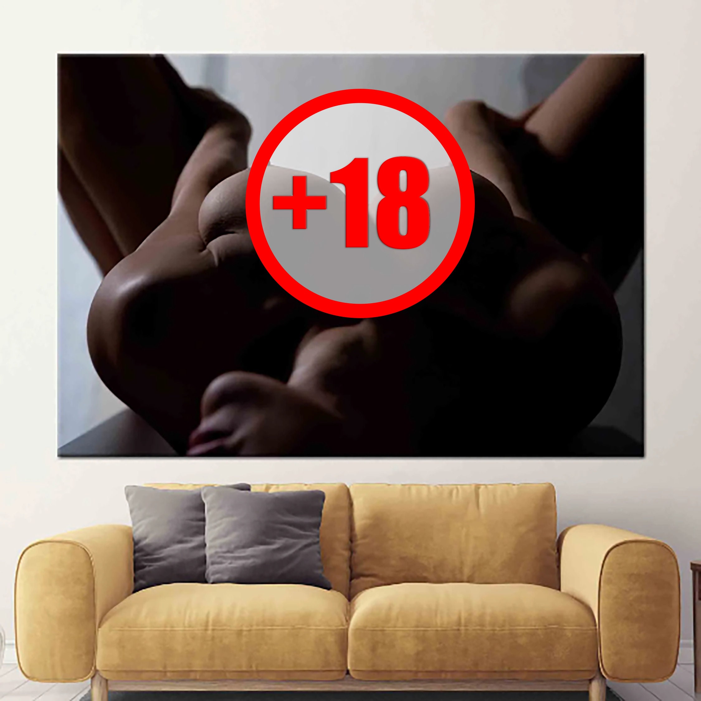 Sexy Woman Wall Decor Sexy Wall Art Erotic Artwork Naked