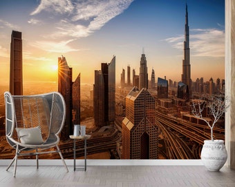 Buy Dubai City Wallpaper Online In India - Etsy India Buy Dubai City Wallpaper Online In India - Etsy India