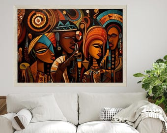 Afro People Tempered Glass, Woman Glass Wall Art, Personalized Baby Gift, African Woman Glass, African Glass, Glass Art Wall Decor,