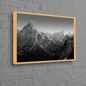 Wall Art Canvas, Canvas Gift, Canvas Print, Everest Base Camp, Mountain Landscape Wall Decor, Mountain Canvas Art, Himalaya Art Canvas,