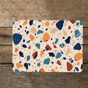 Serving Board, Abstract Cutting Board, Colorful Chopping Board, Trendy Serving Board, Terrazzo Pattern Serving Board, Camping Cutting Board,